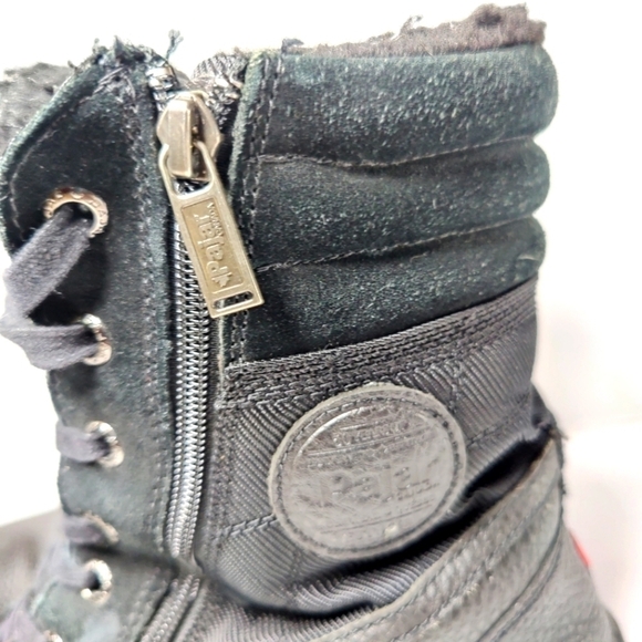 Pajar Canada trooper Waterproof Winter Fur Lined Black Red Men's Boot Sz 11-11.5 - Picture 8 of 11